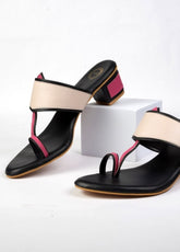 Urban Pop - Bold color  Block Heel Kolhapuri